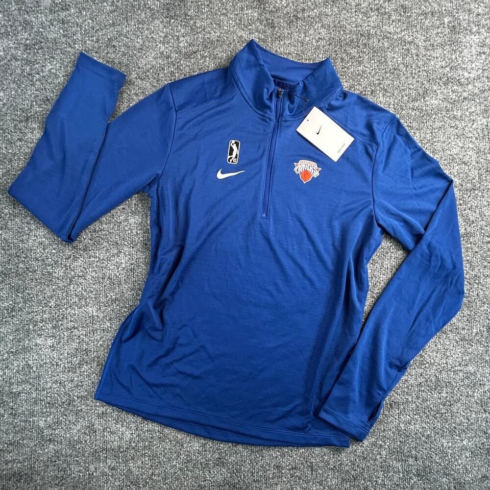 Nike Westchester Knicks G League Dri-FIT 1/4 Zip Pullover Mens S NWT